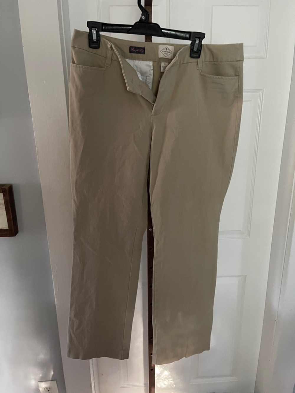 St. John's Bay Beige Straight Leg Pants